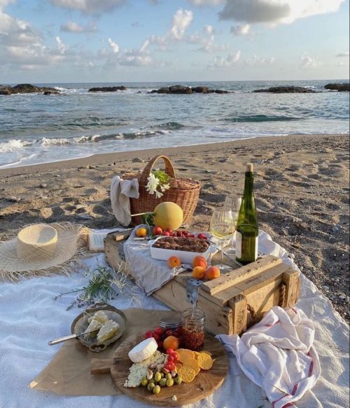 Piknik na pláži_Korfu